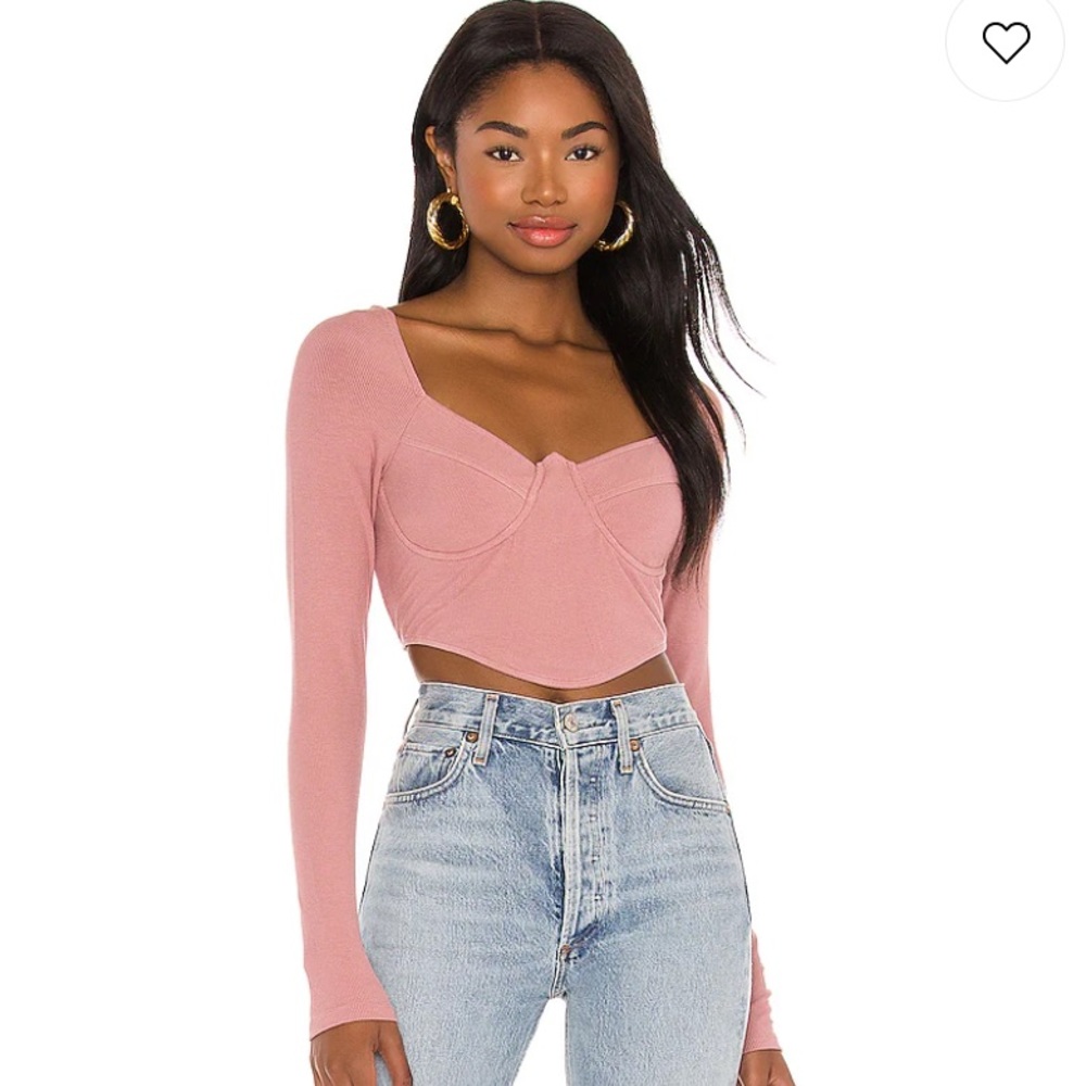 Pink Underwire Top